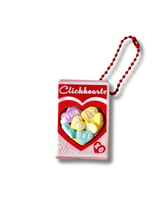 3D Printed Candy Hearts Clicker Fidget Keychain – XO, ILY & Kiss Neon Heart Box Clicker | | Dubai 3D Printing