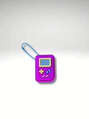 3D Printed Retro Console Clicker – Y2K-Inspired Fidget Keychain in 3 Colors