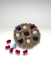3D Printed Pie Tic-Tac-Toe Game with Hidden Storage – Berries vs Cream Edition | Dubai 3D Printing