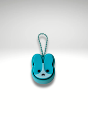 3D Printed Bunny Head Fidget Clicker – Cute Pastel Variants with Ball Chain