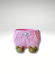 Bear Pen Holder – Pink Shorts Edition | 3D Printed Desk Buddy