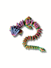 3D Printed Kaleido Knight 2 Dragon & Egg – Articulated Dragon with Twist-Open Egg | – detail view | Dubai 3D Printing