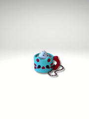 Hot Chocolate Cat Mug Clicker – 3D Printed Fidget Charm