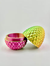 Dragon Egg- Green-Gold-Fuchsia Gradient