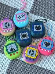 Vpet Clicker Keychain | 3D Printed Virtual Pet Keychains
