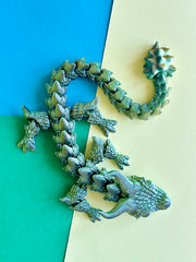 Green Titan Flexi Mystic Dragon 3D-Printed