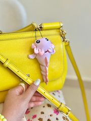 Axolotl Bag Charm – Cute 3D Printed Articulated Keychain