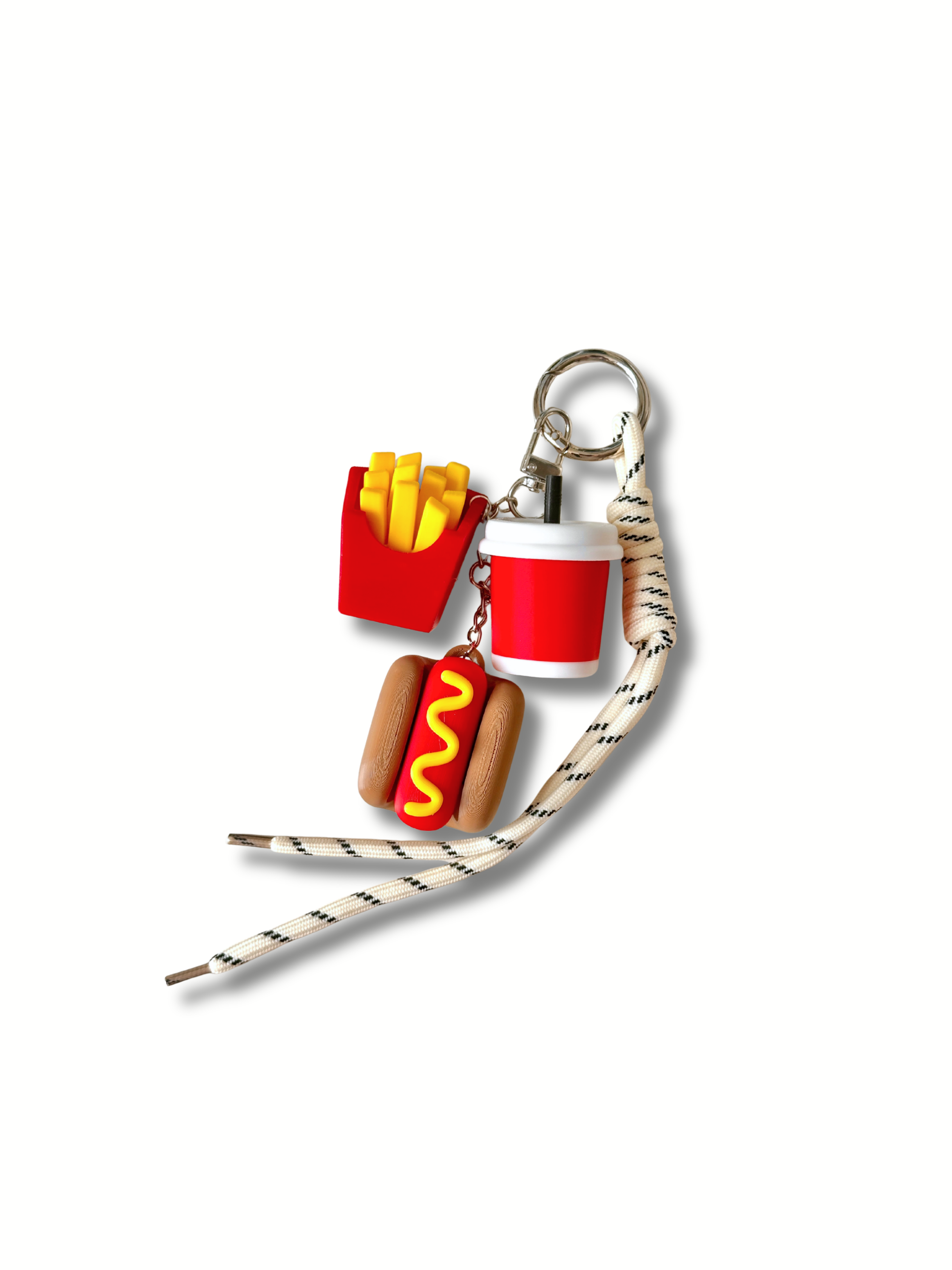3D Printed Fast Food Clicker Collection – Burger, Fries, Hotdog & Soda Fidget Keychains + – view 8 | Dubai 3D Printing