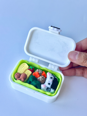 Bento Box Clicker – 3D Printed Japanese Lunch Fidget Toy (Pink or Red, 3 Clickers Inside)