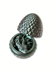 3D Printed Galaxy Titan Dragon & Egg – Articulated Dragon with Twist-Open Egg | Deep – side view | Dubai 3D Printing