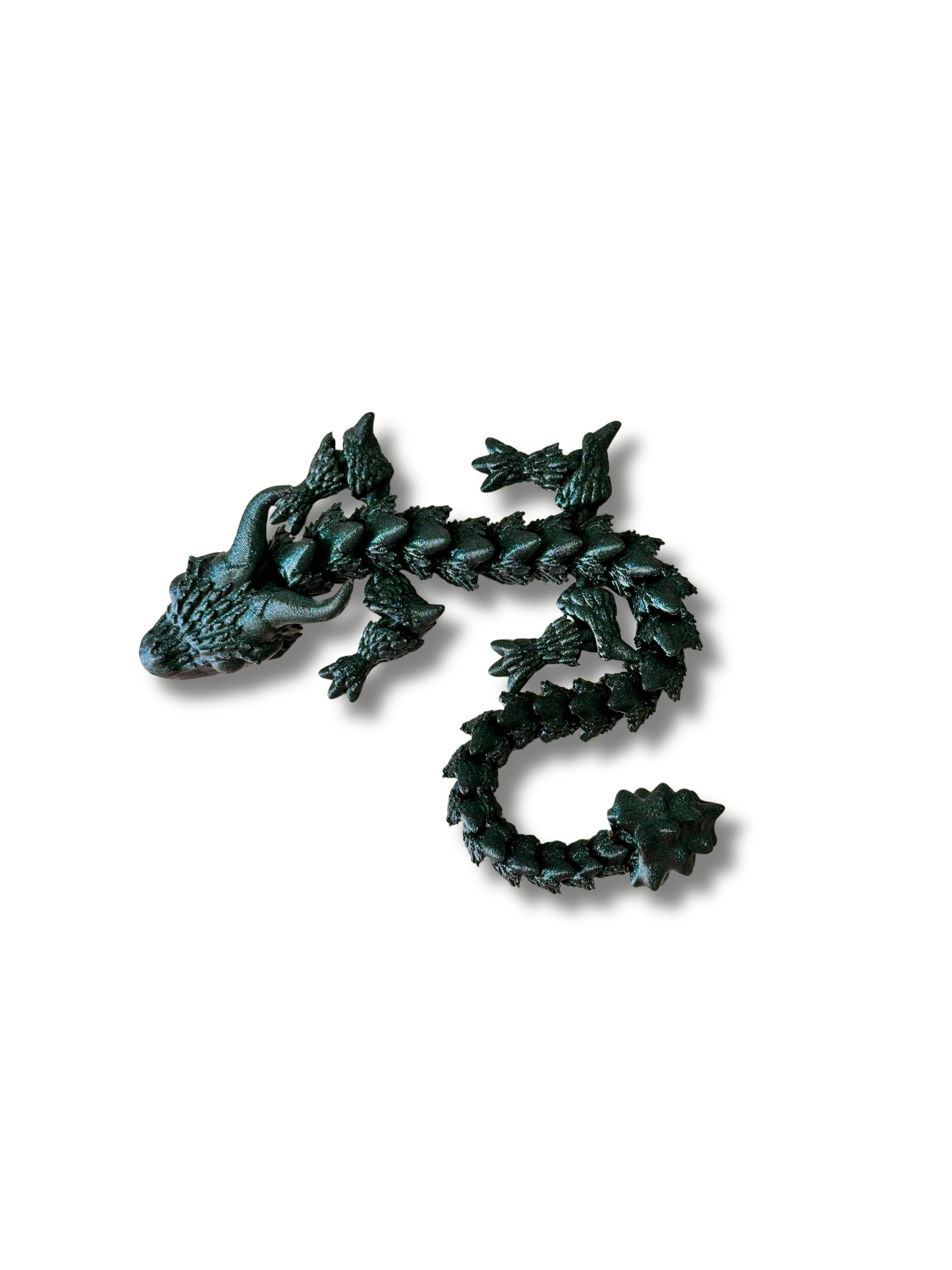 3D Printed Galaxy Titan Dragon & Egg – Articulated Dragon with Twist-Open Egg | Deep – detail view | Dubai 3D Printing