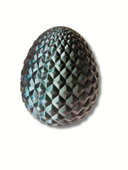 3D Printed Galaxy Titan Dragon & Egg – Articulated Dragon with Twist-Open Egg | Deep – close-up | Dubai 3D Printing