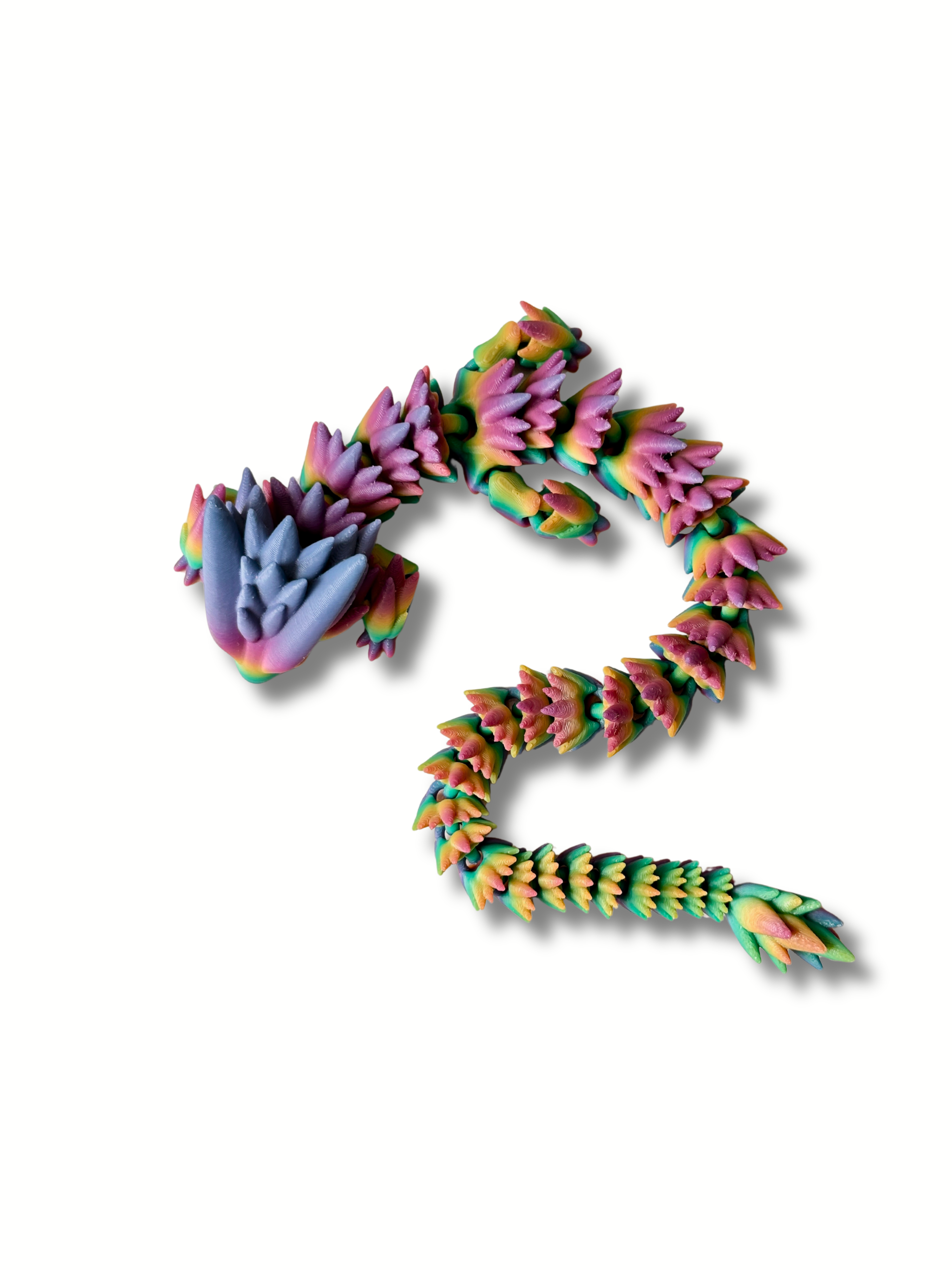 3D Printed Kaleido Knight 2 Dragon & Egg – Articulated Dragon with Twist-Open Egg | – detail view | Dubai 3D Printing