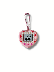 3D Printed Heart VPET Clicker Keychain – Cherry, Love Letter & Conversation Hearts Fidget – side view | Dubai 3D Printing