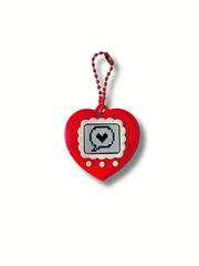 3D Printed Heart VPET Clicker Keychain – Cherry, Love Letter & Conversation Hearts Fidget – close-up | Dubai 3D Printing