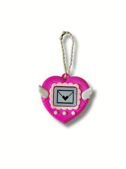 3D Printed Heart VPET Clicker Keychain – Cherry, Love Letter & Conversation Hearts Fidget – detail view | Dubai 3D Printing