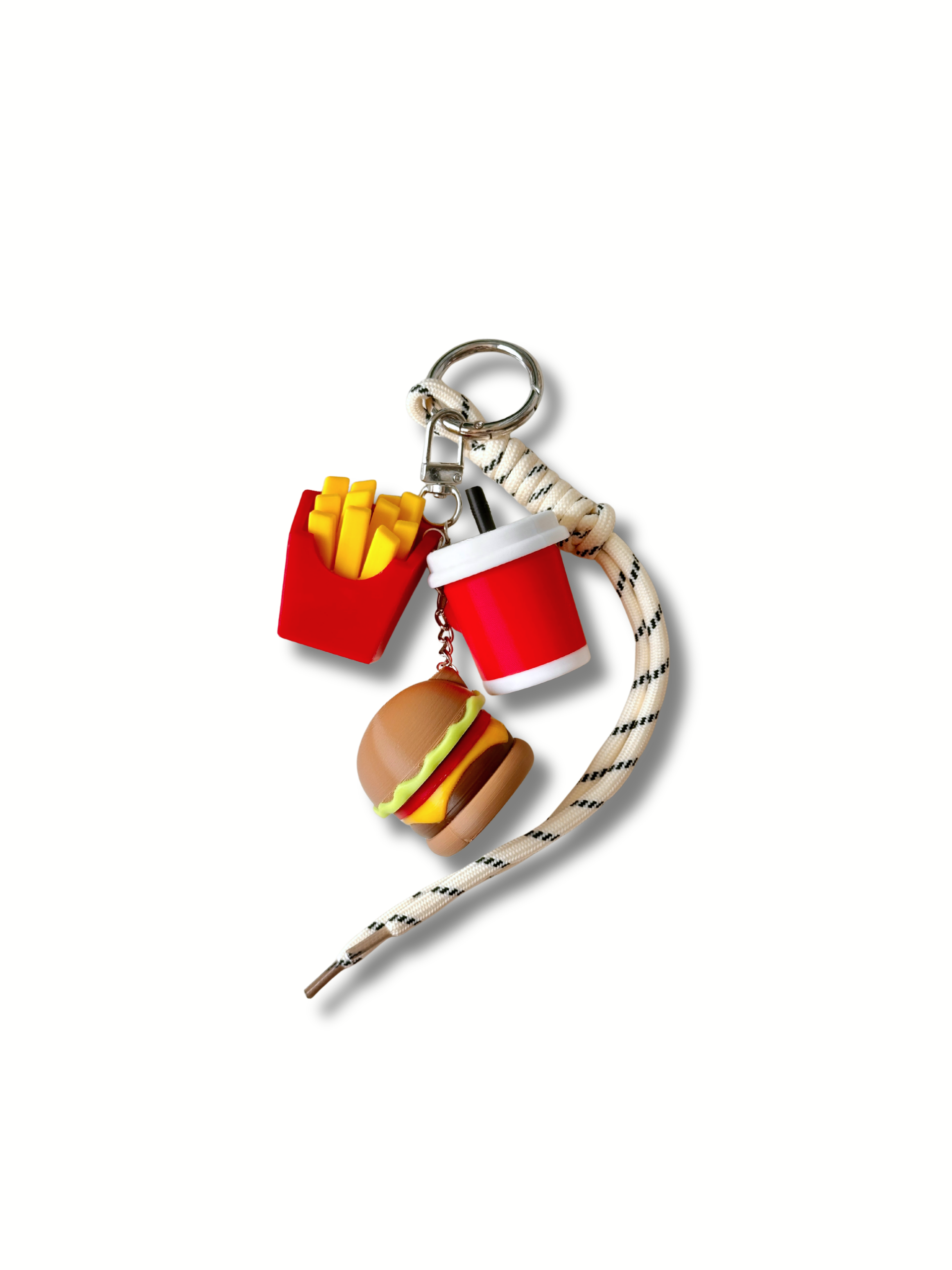 3D Printed Fast Food Clicker Collection – Burger, Fries, Hotdog & Soda Fidget Keychains + – view 7 | Dubai 3D Printing