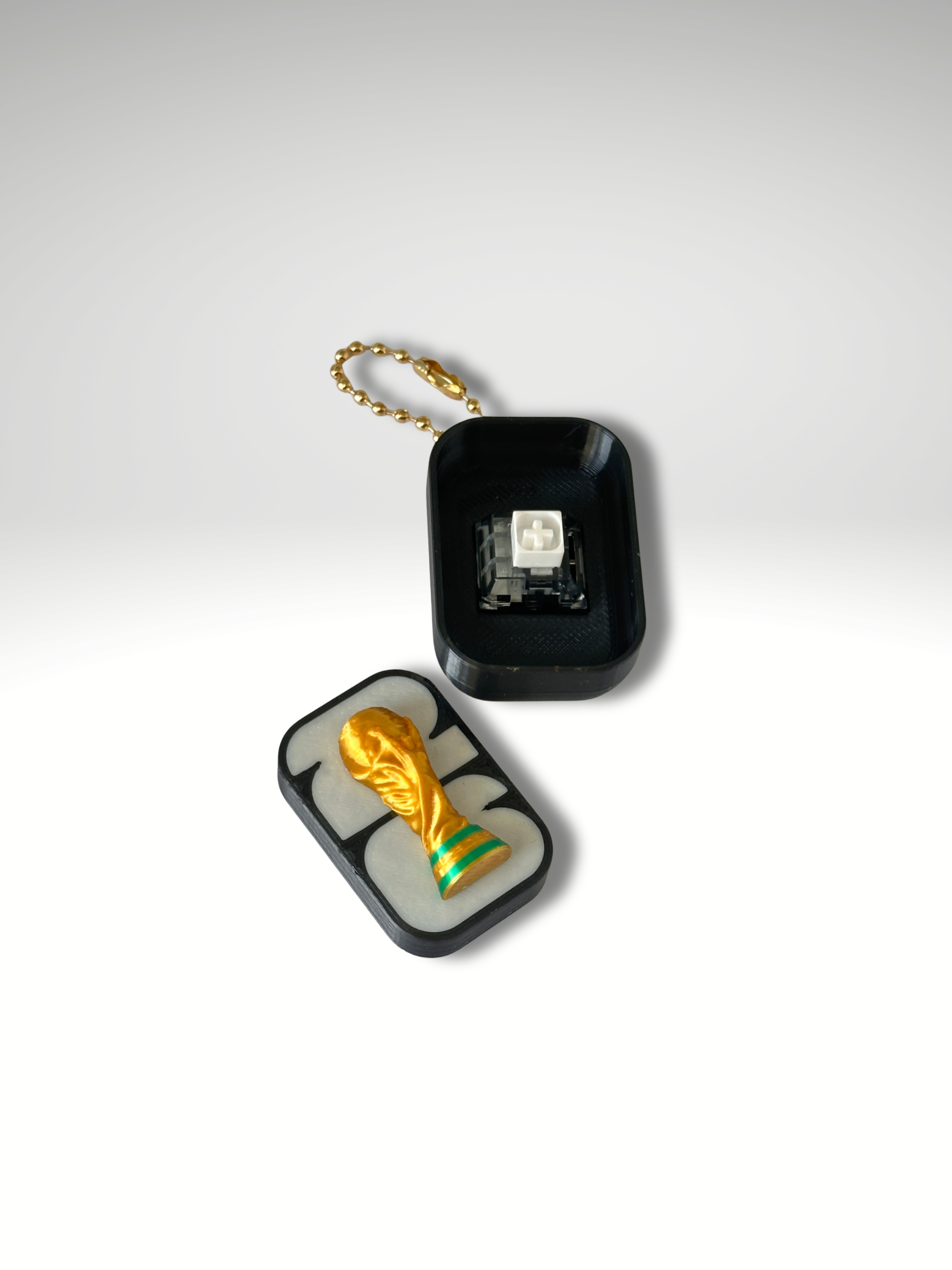 World Cup 2026 fidget clicker open showing mechanical switch inside
