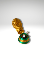 FIFA World Cup trophy clicker open showing mechanical switch base